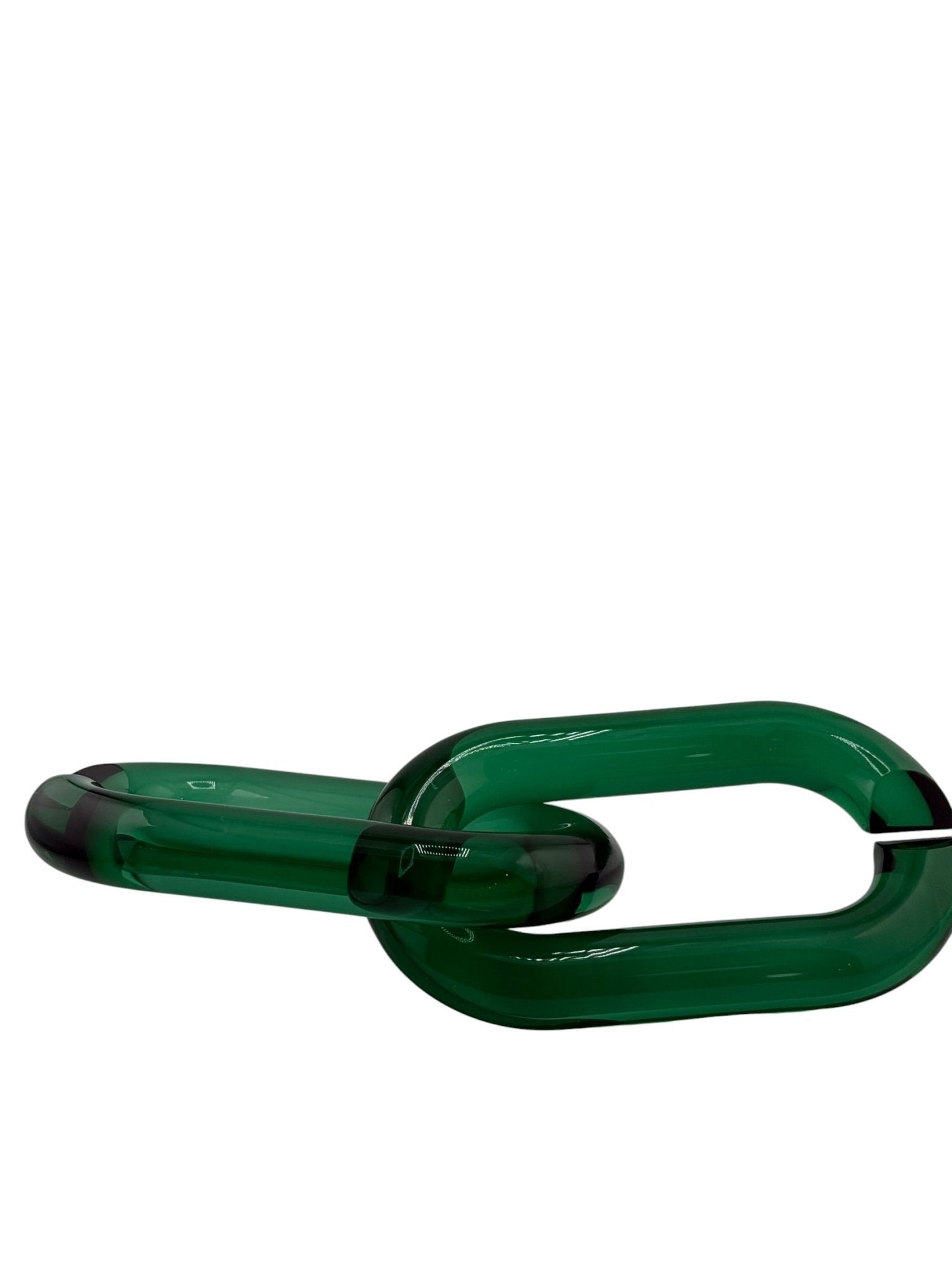 Sculptural Chain Link Decor ¡ª Hand-Tinted Resin, Modular Sold Individually