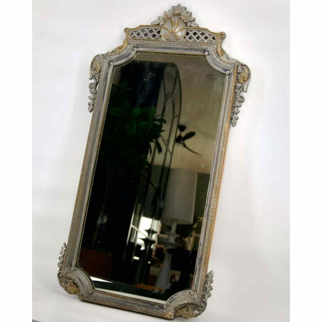 Antique French Rococo Mirror ¨C Beveled Glass