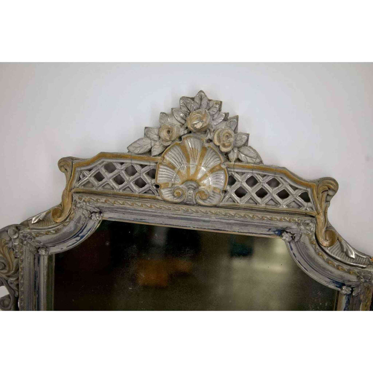 Antique French Rococo Mirror ¨C Beveled Glass