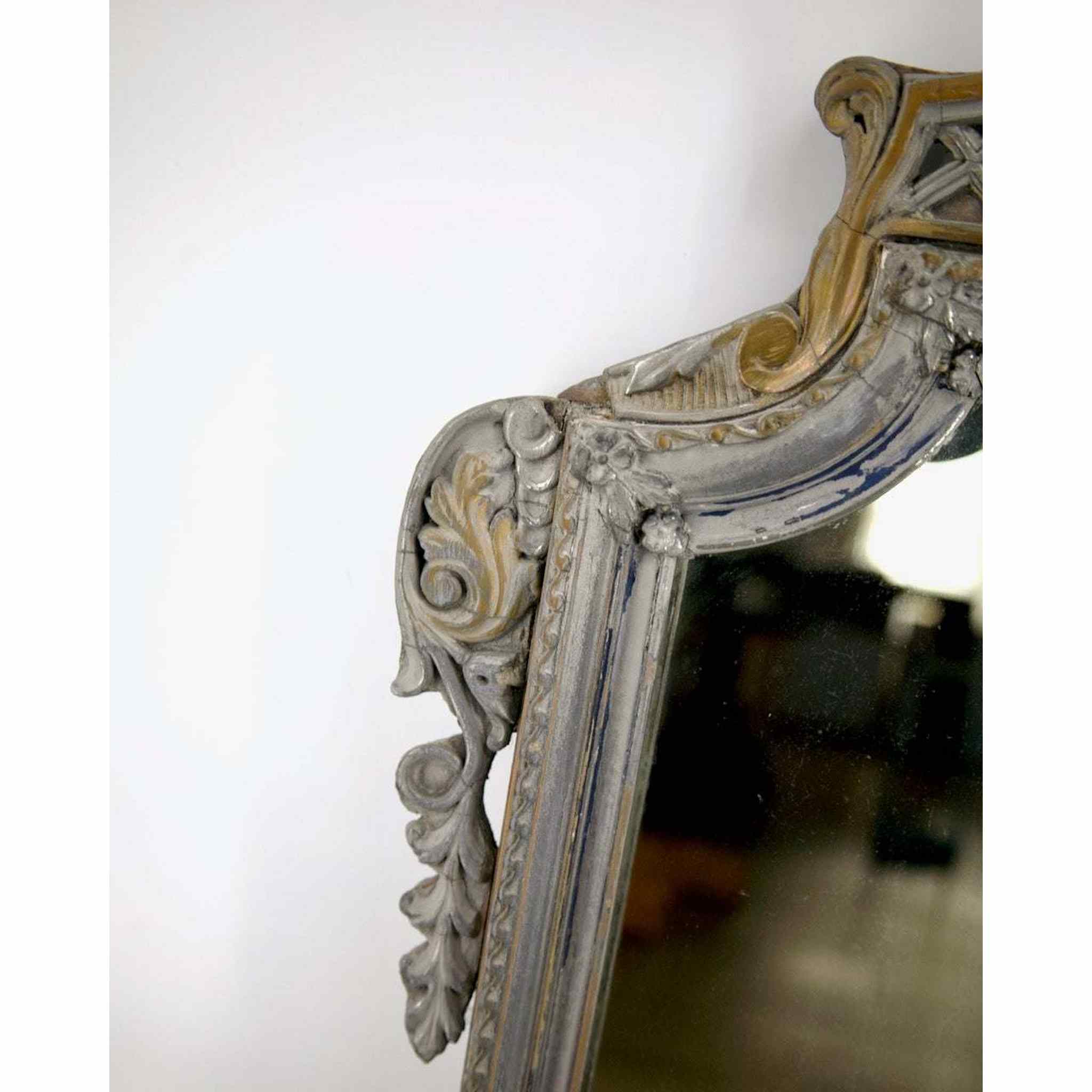 Antique French Rococo Mirror ¨C Beveled Glass