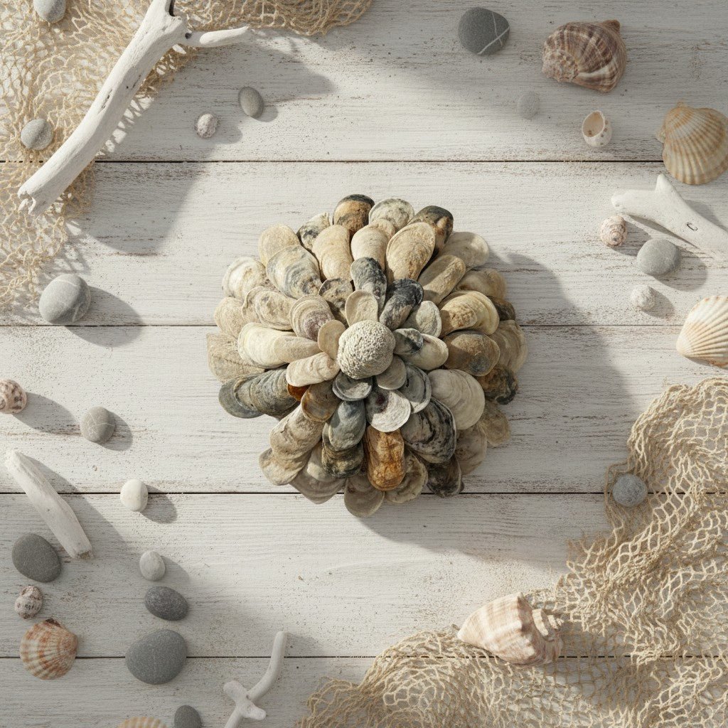 Handmade Oyster Shell Bloom