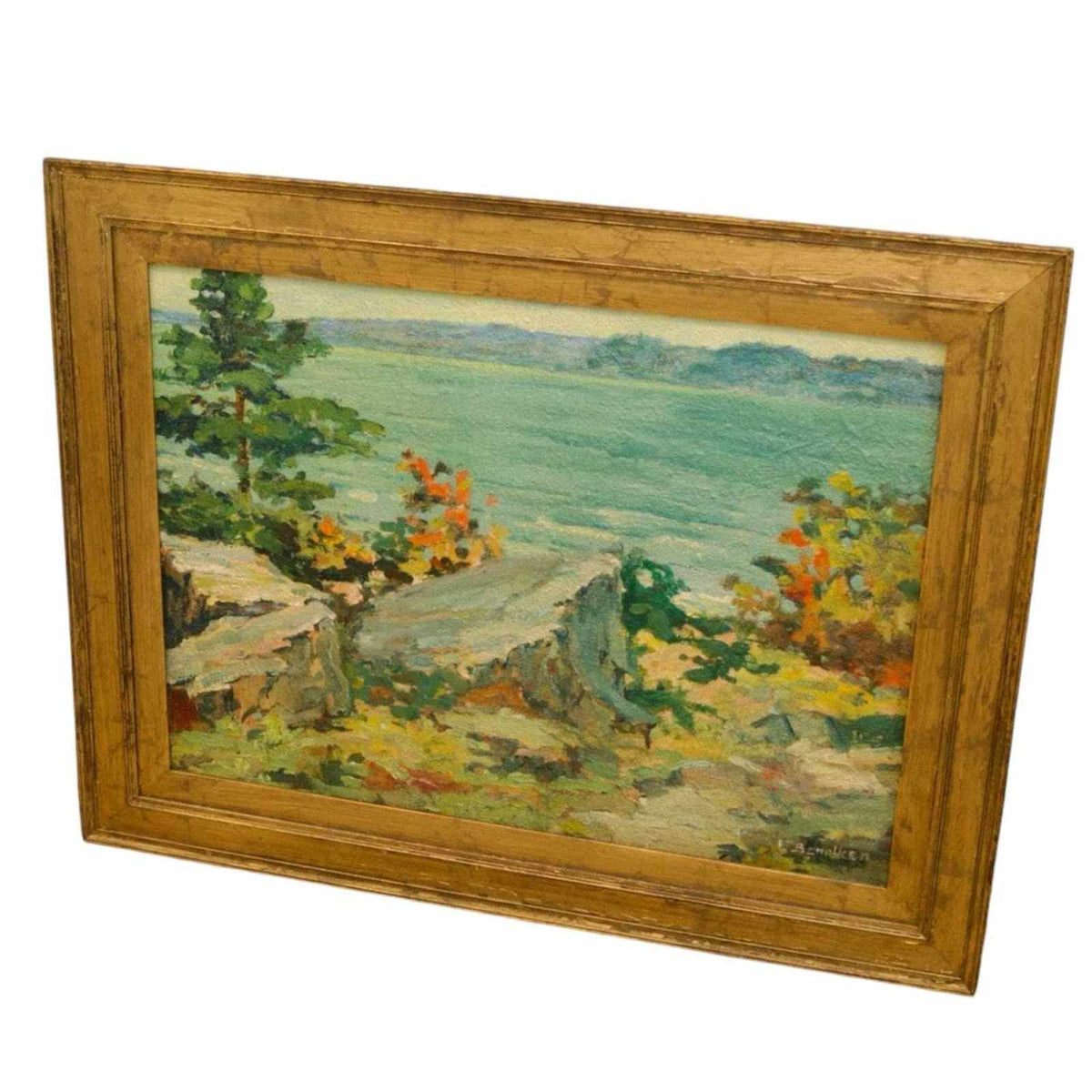 Original Art Landscape Oil Painting by Lenore Benolken ¨C Framed