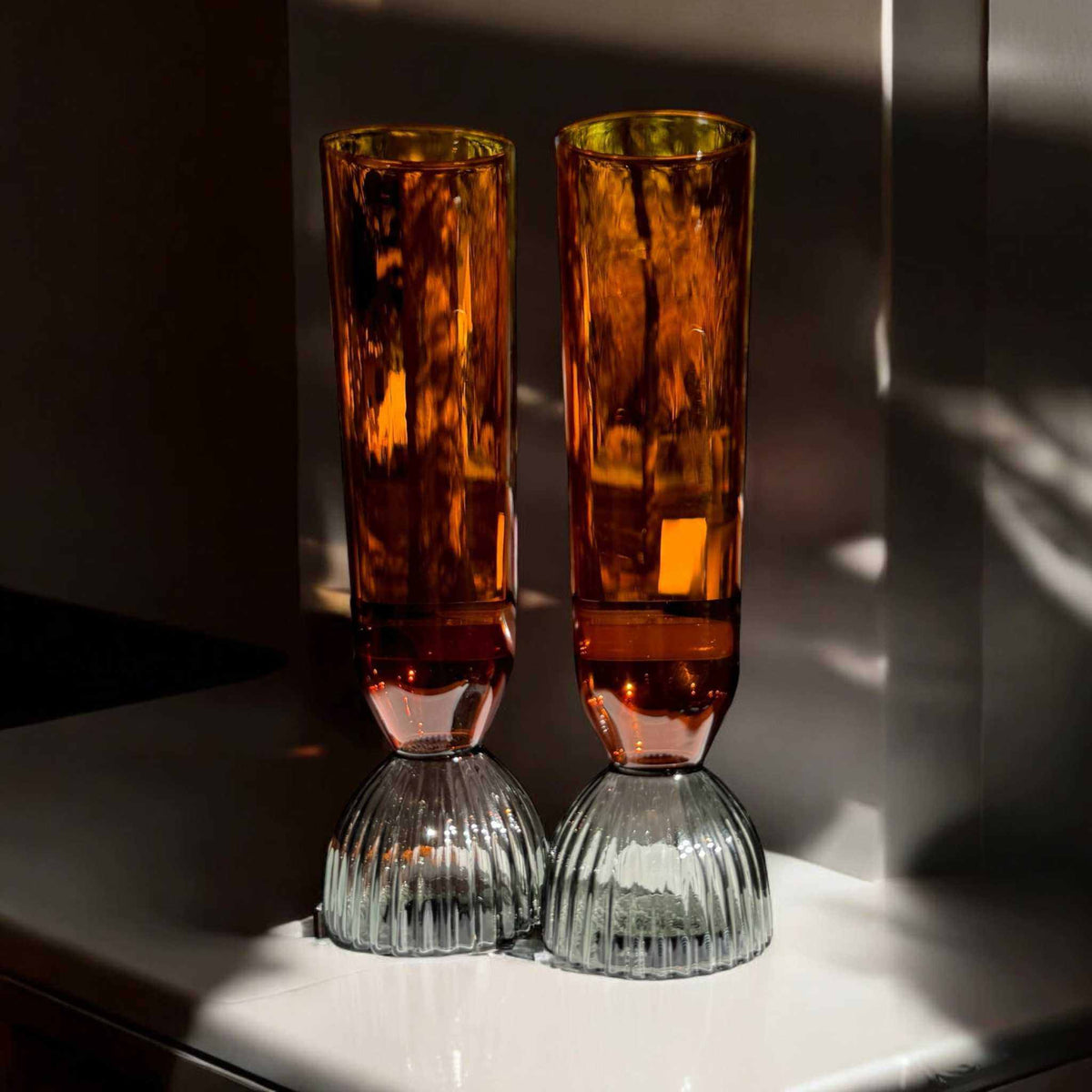 Smoke Kairos Champagne Flute | Set of 2