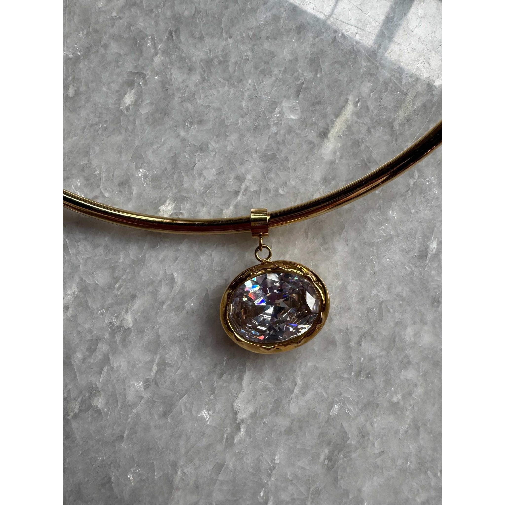 Gold Plated Collar Necklace