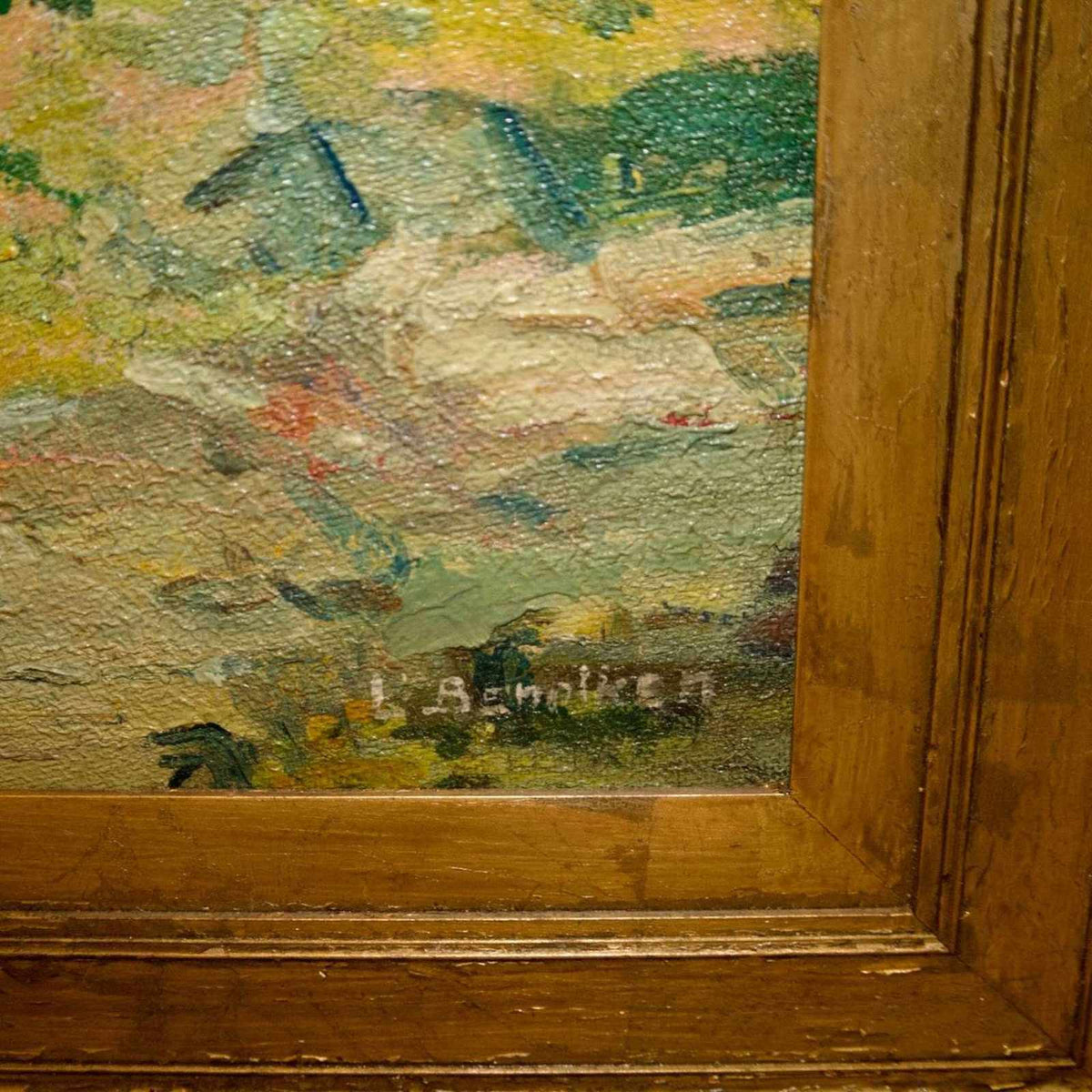 Original Art Landscape Oil Painting by Lenore Benolken ¨C Framed