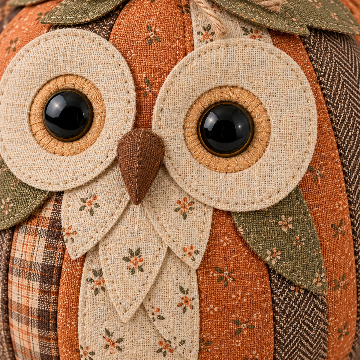 Cozykin – Patchwork Animal Pumpkin Sewing Kit