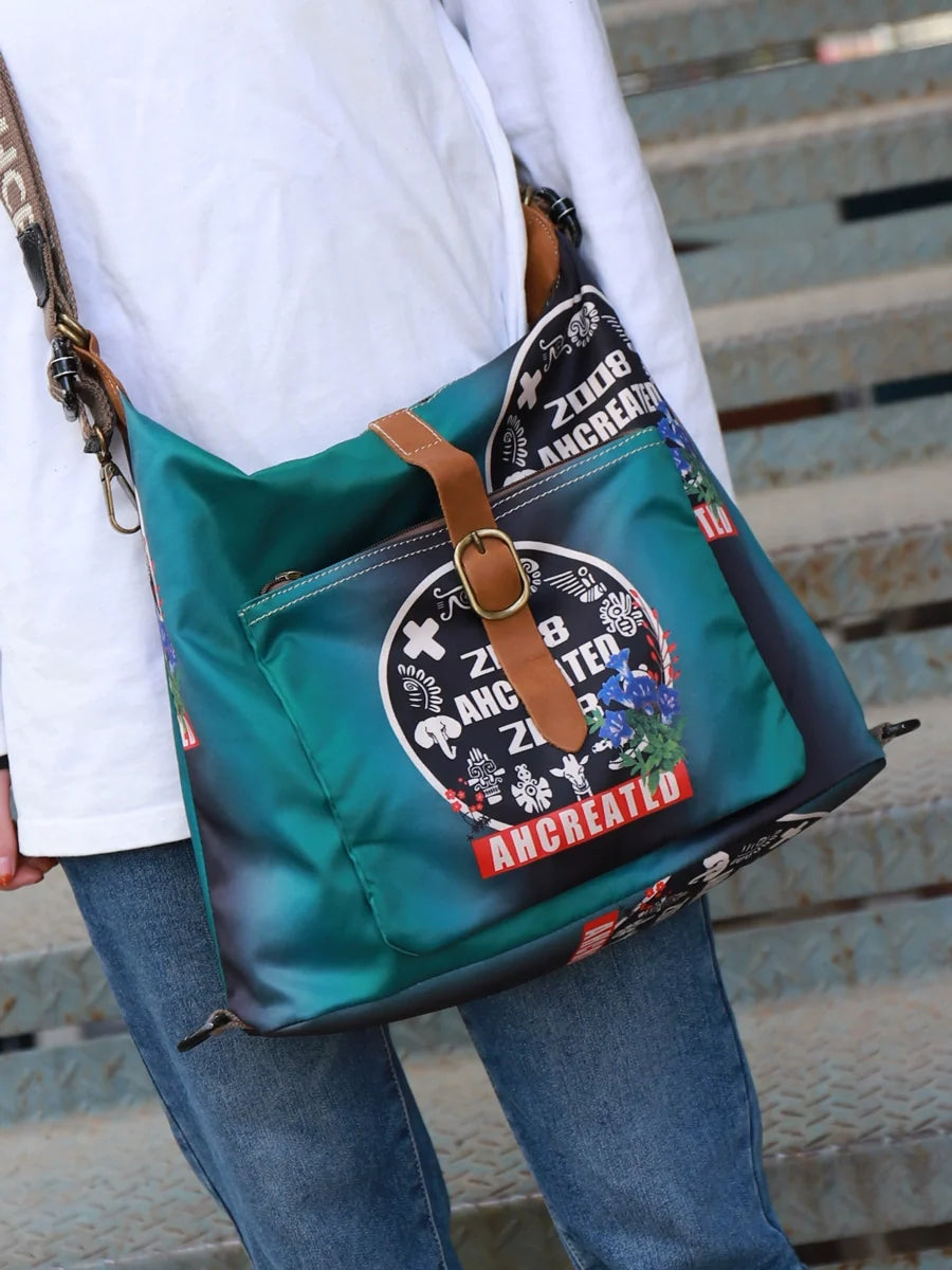 Babakud Oxford Printed Fashionable Versatile Convertible Bag