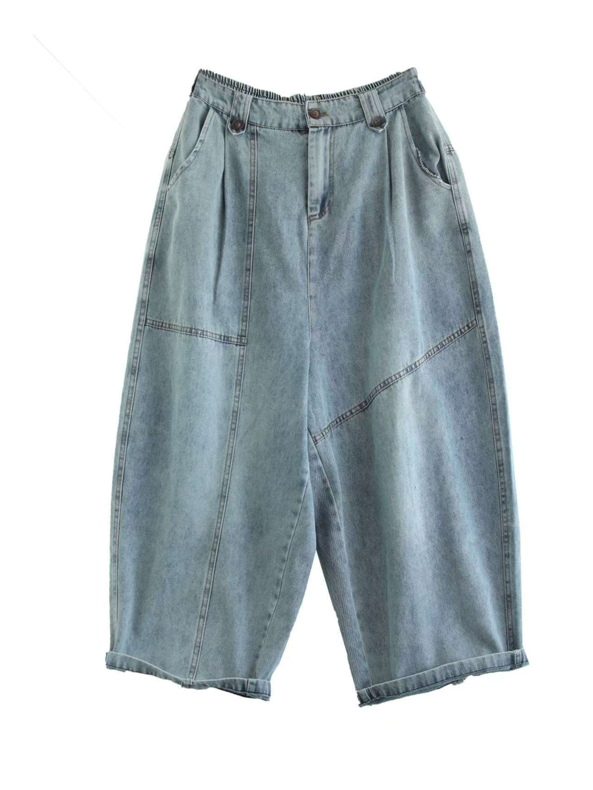 Casual Washed Loose Jeans for Women