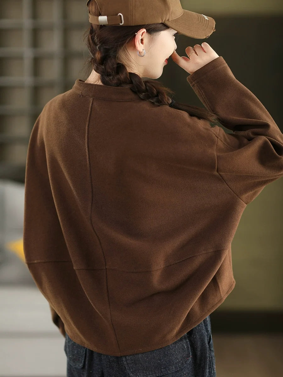 Autumn Cashmere Warm Solid Color Single-Breasted Cardigans