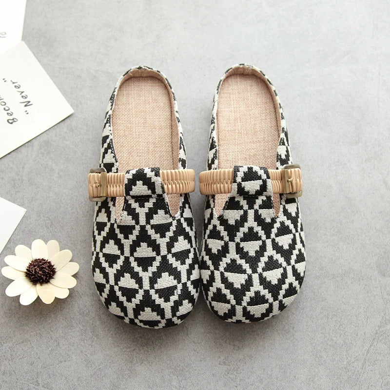 Babakud Women Summer Cotton Everyday Flat Sole Slippers