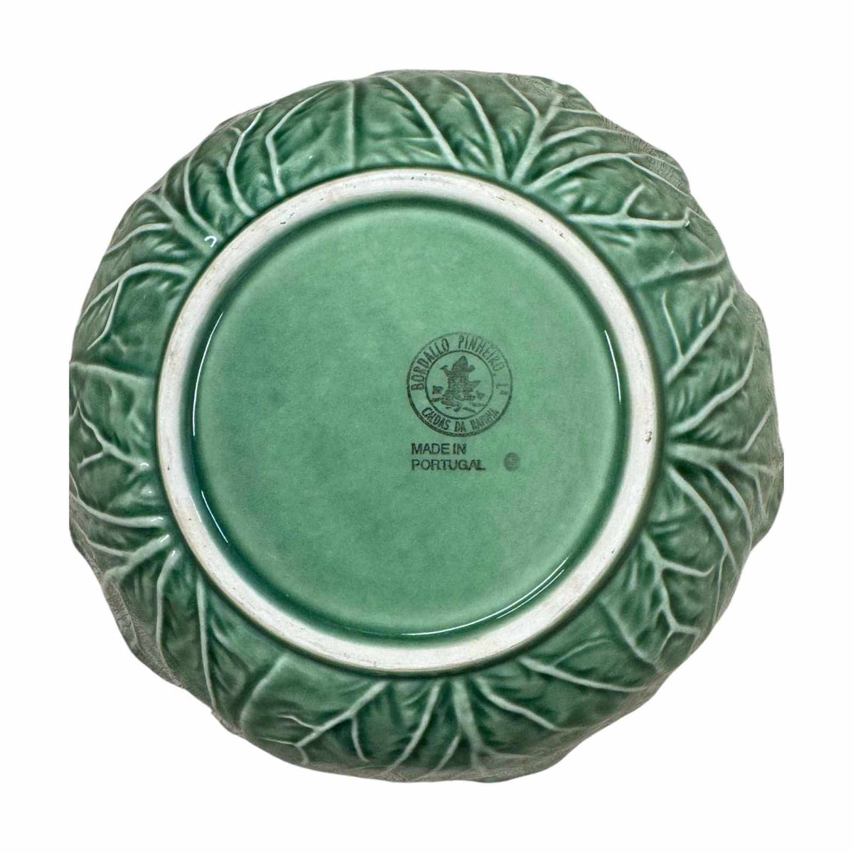 Bordallo Pinheiro Majolica Cabbage Leaf Bowls ¨C Set of 4 Vintage