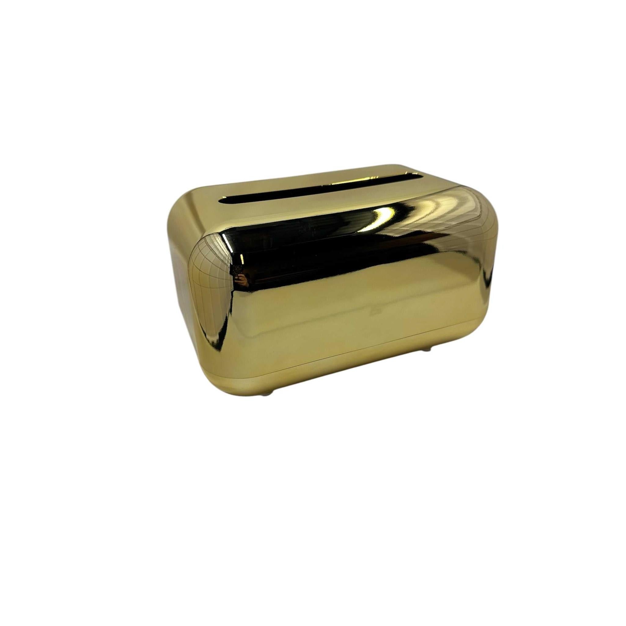 ?Modern Gold Footed Tissue Holder