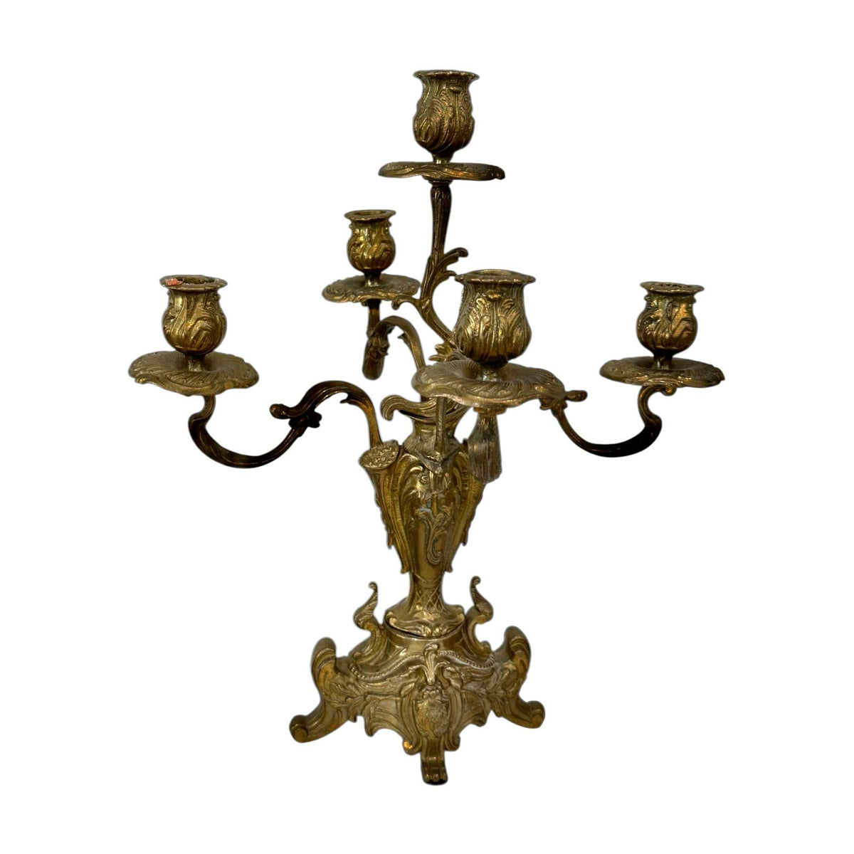 Gilded Bronze Candelabra