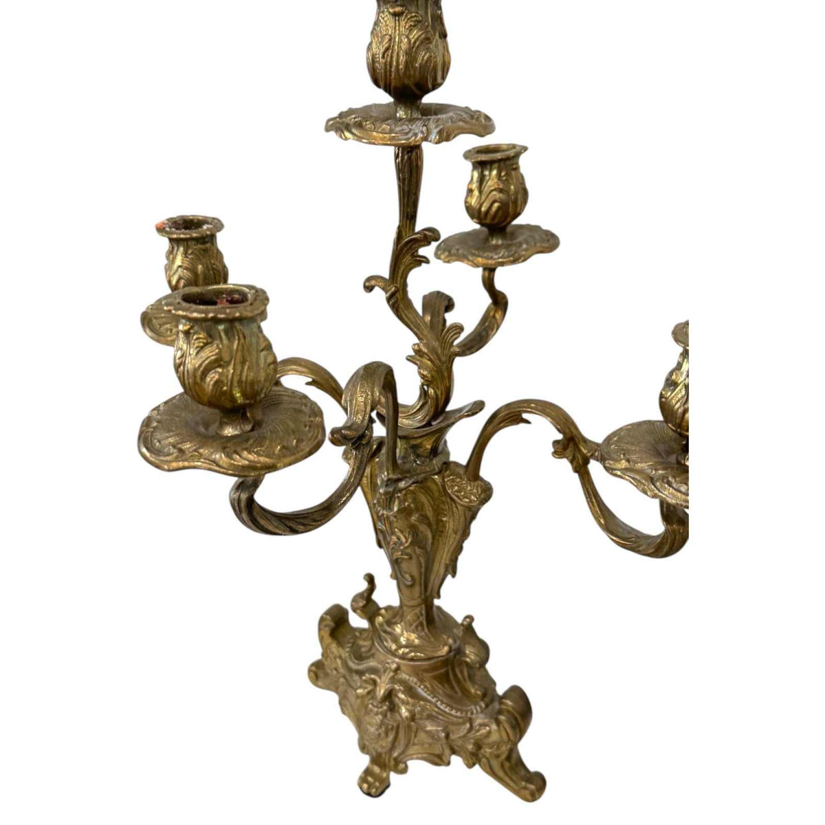 Gilded Bronze Candelabra