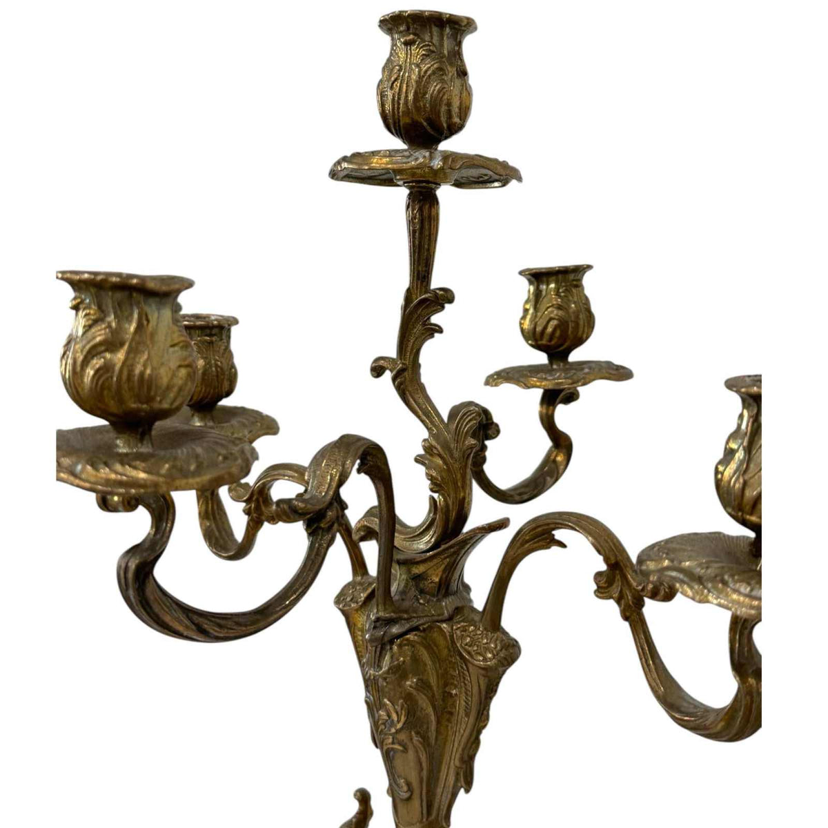 Gilded Bronze Candelabra