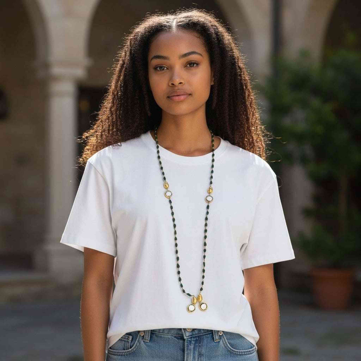 Long Beaded Necklace