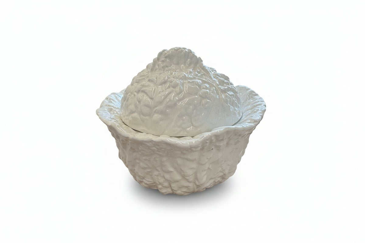 Vintage Capodimonte Lidded Bowl