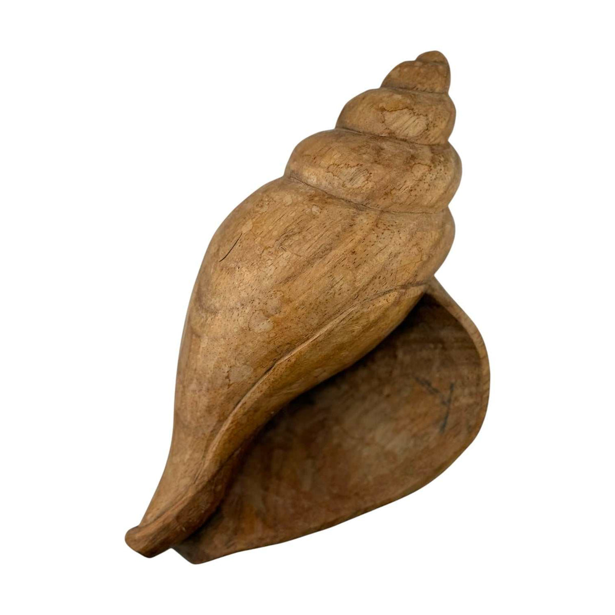 Vintage Carved Conch Sculpture
