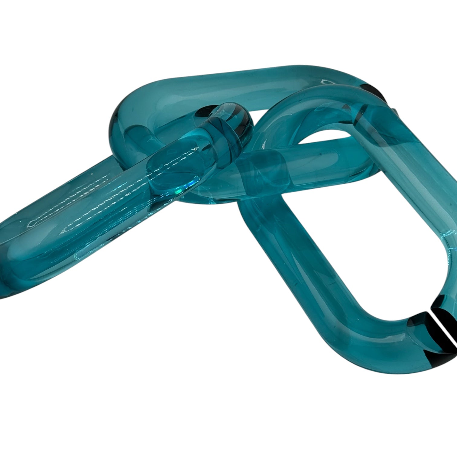 Sculptural Chain Link Decor ¡ª Hand-Tinted Resin, Modular Sold Individually