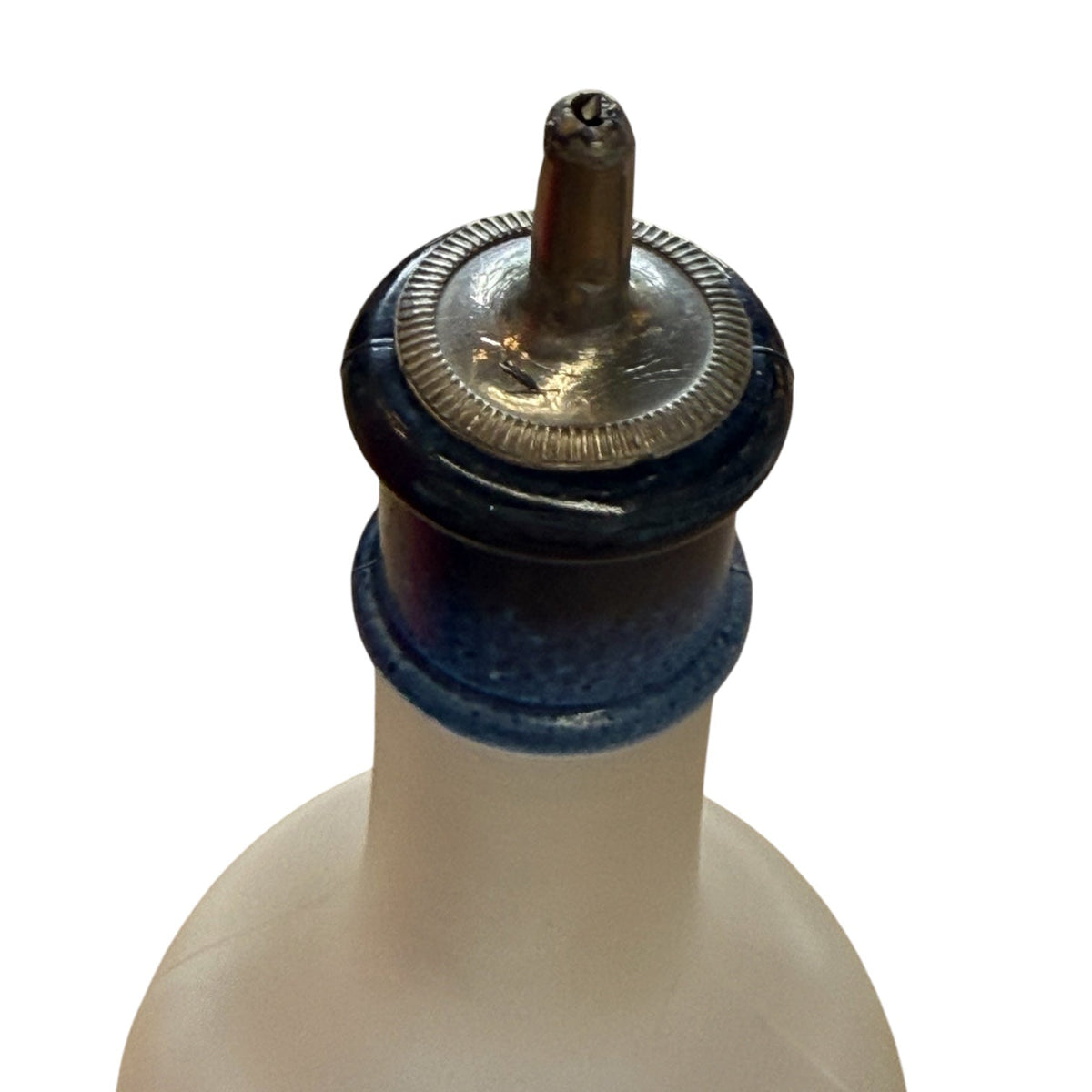 Vintage Hazel Atlas 1940s Frosted Glass Bitters Bottle