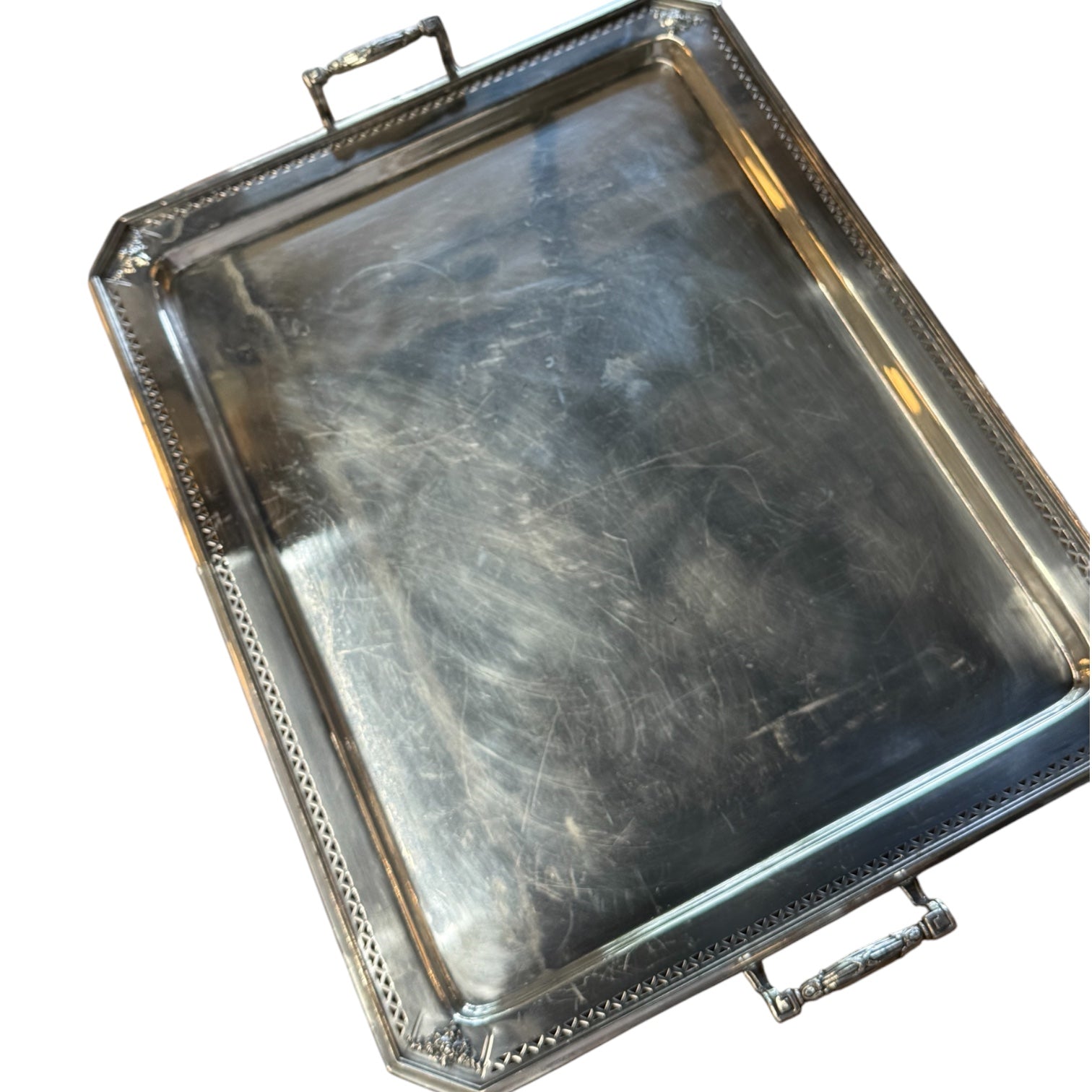 Vintage Ambassador Silverplate Serving Tray
