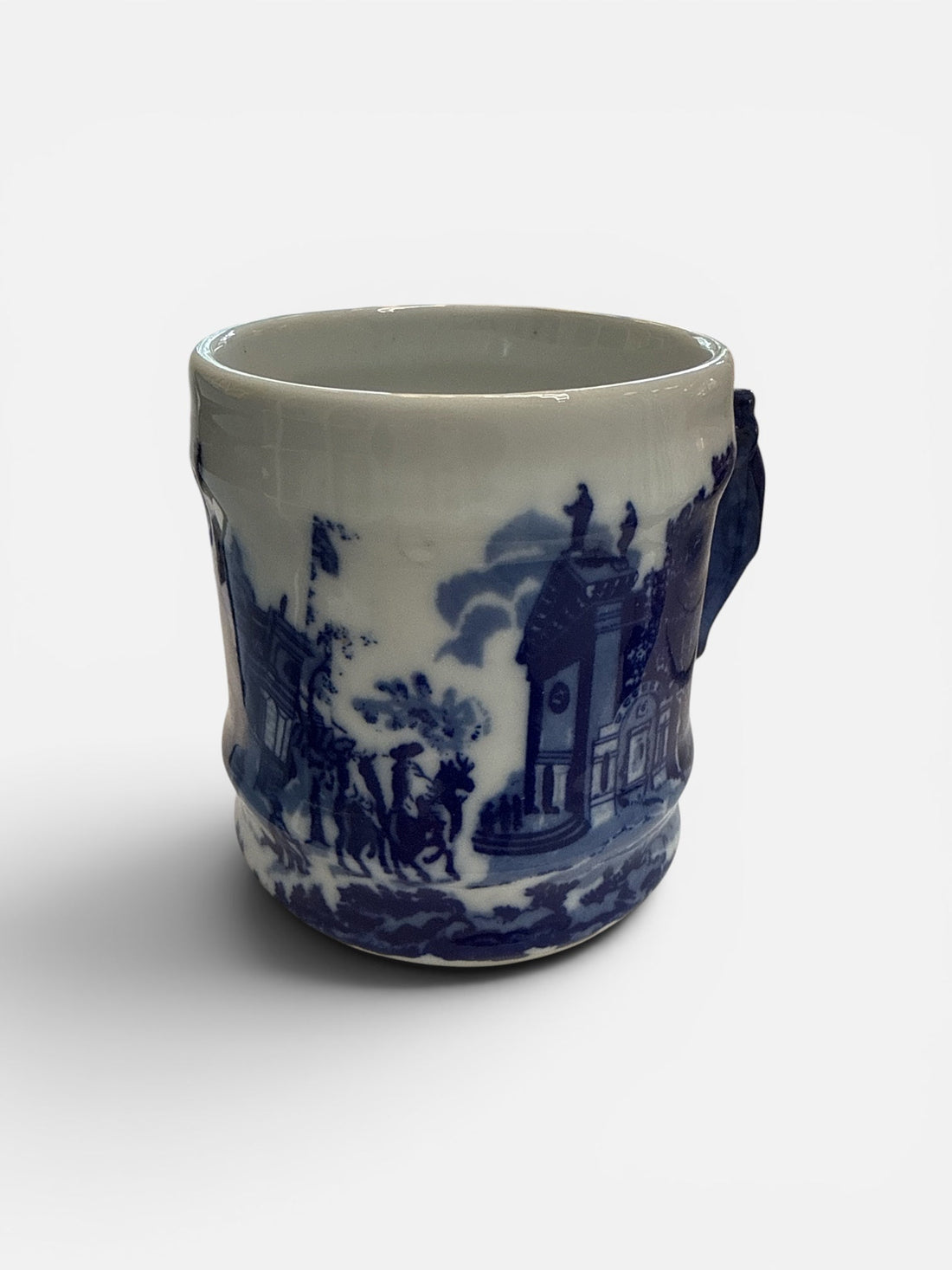 Vintage Blue & White Transferware Mug