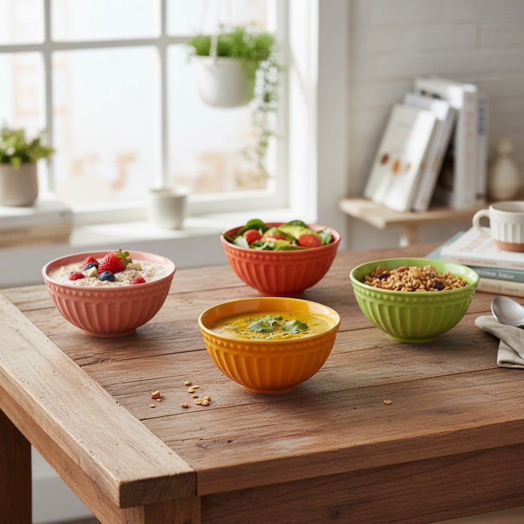 Colorful Stoneware Bowl