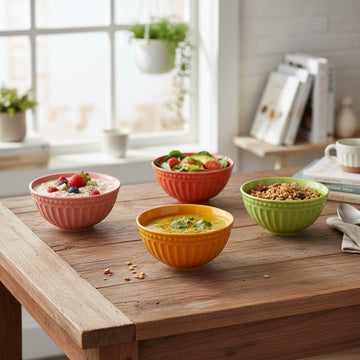 Colorful Stoneware Bowl