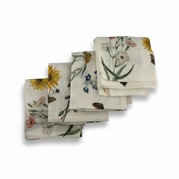 Juliska Floral Garden Napkins, Set of 4