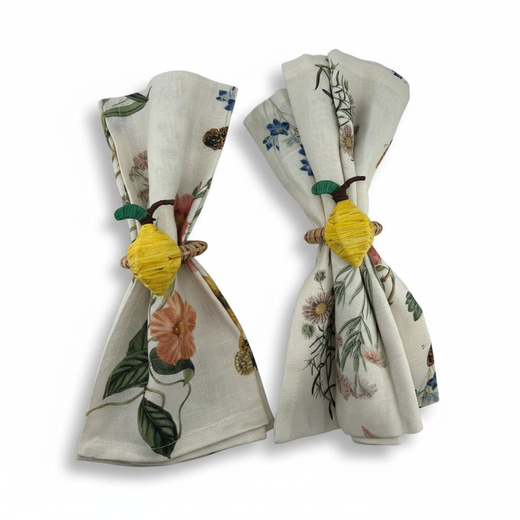 Juliska Floral Garden Napkins, Set of 4