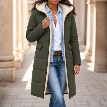 Wintervia – Sherpa Windproof Long Coat