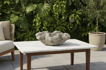 Cast Concrete Coral Planter