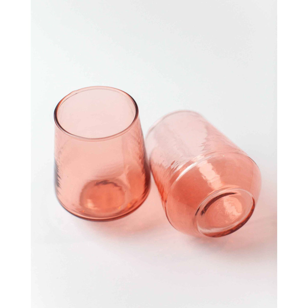 Handblown Hammered Glass Tumblers ¨C Set of 2