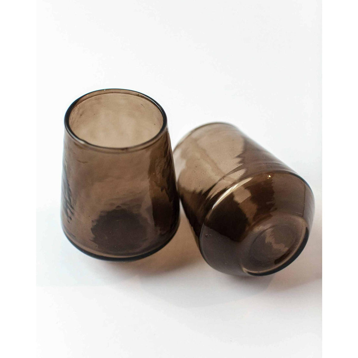 Handblown Hammered Glass Tumblers ¨C Set of 2
