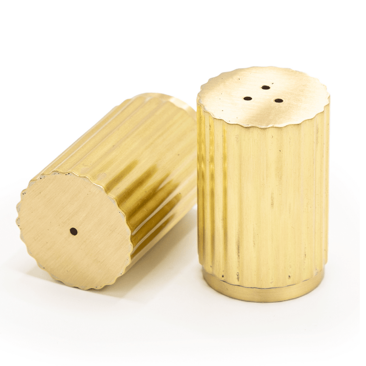 Brass Salt and pepper shakers