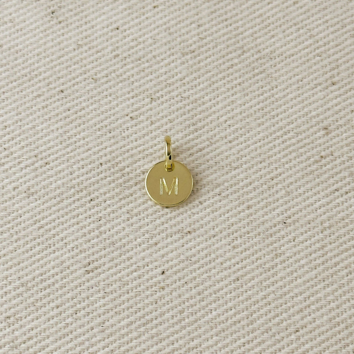 18k Gold Initial Charm ¡ª Letter M