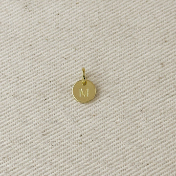 18k Gold Initial Charm ¡ª Letter M