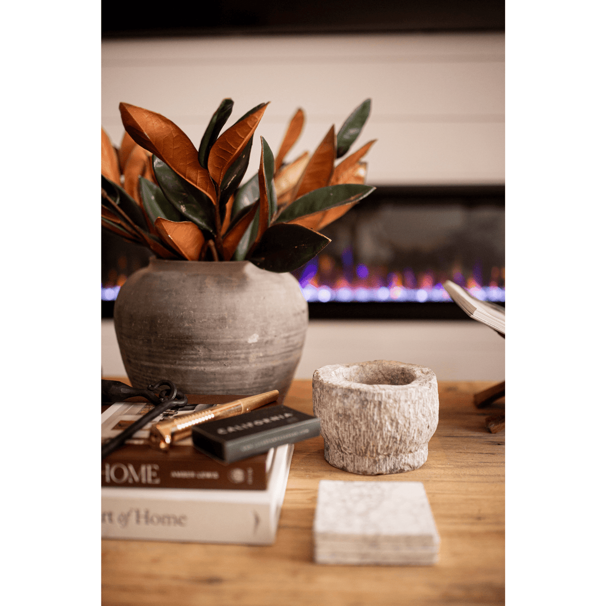 Magnolia Faux Leaves Small
