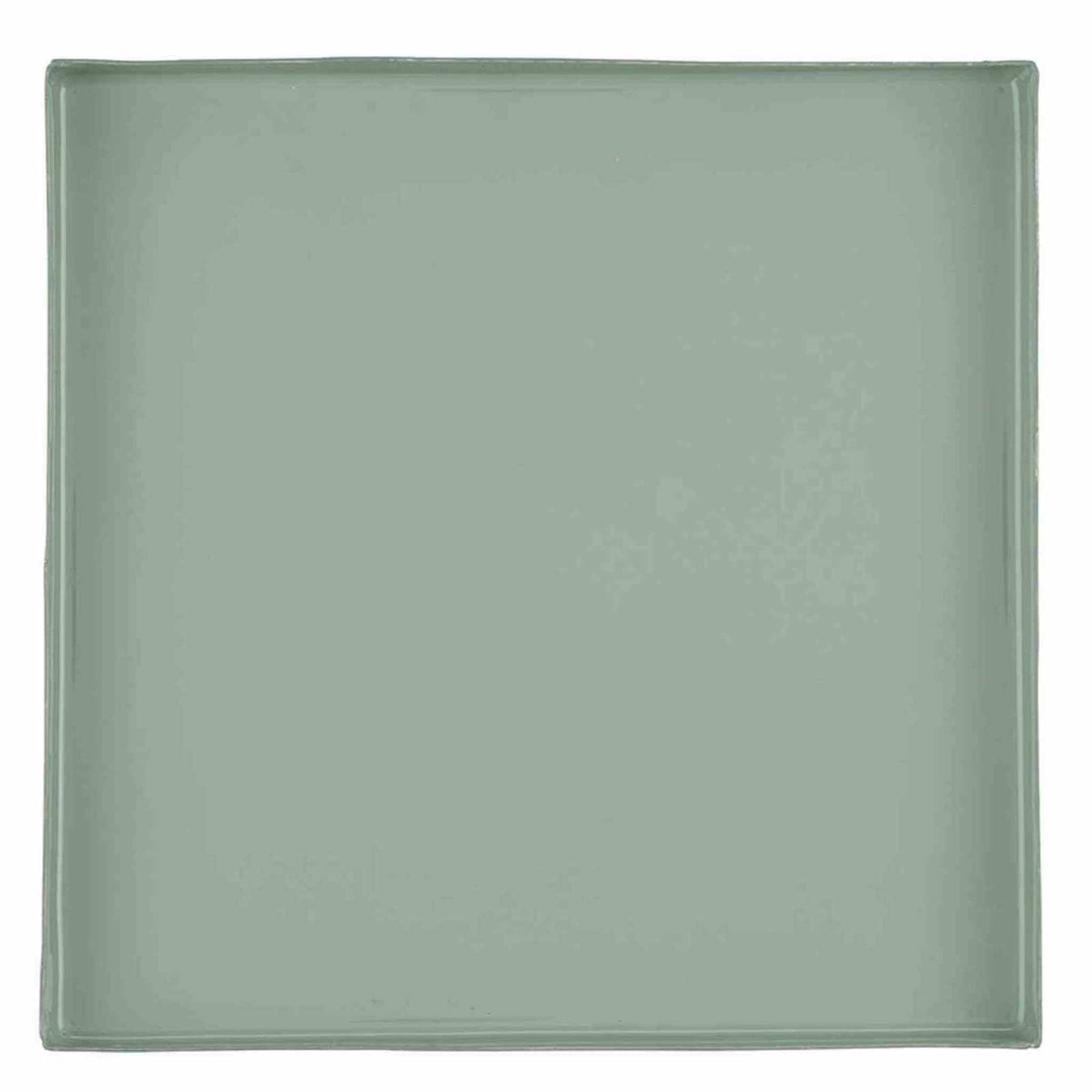 Nested Blue Enamel Blue Square Trays - Set of 3