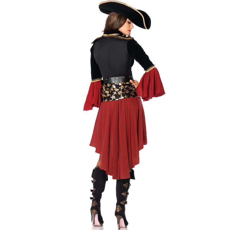 Plus Size Women's Halloween Pirate Costume Cosplay