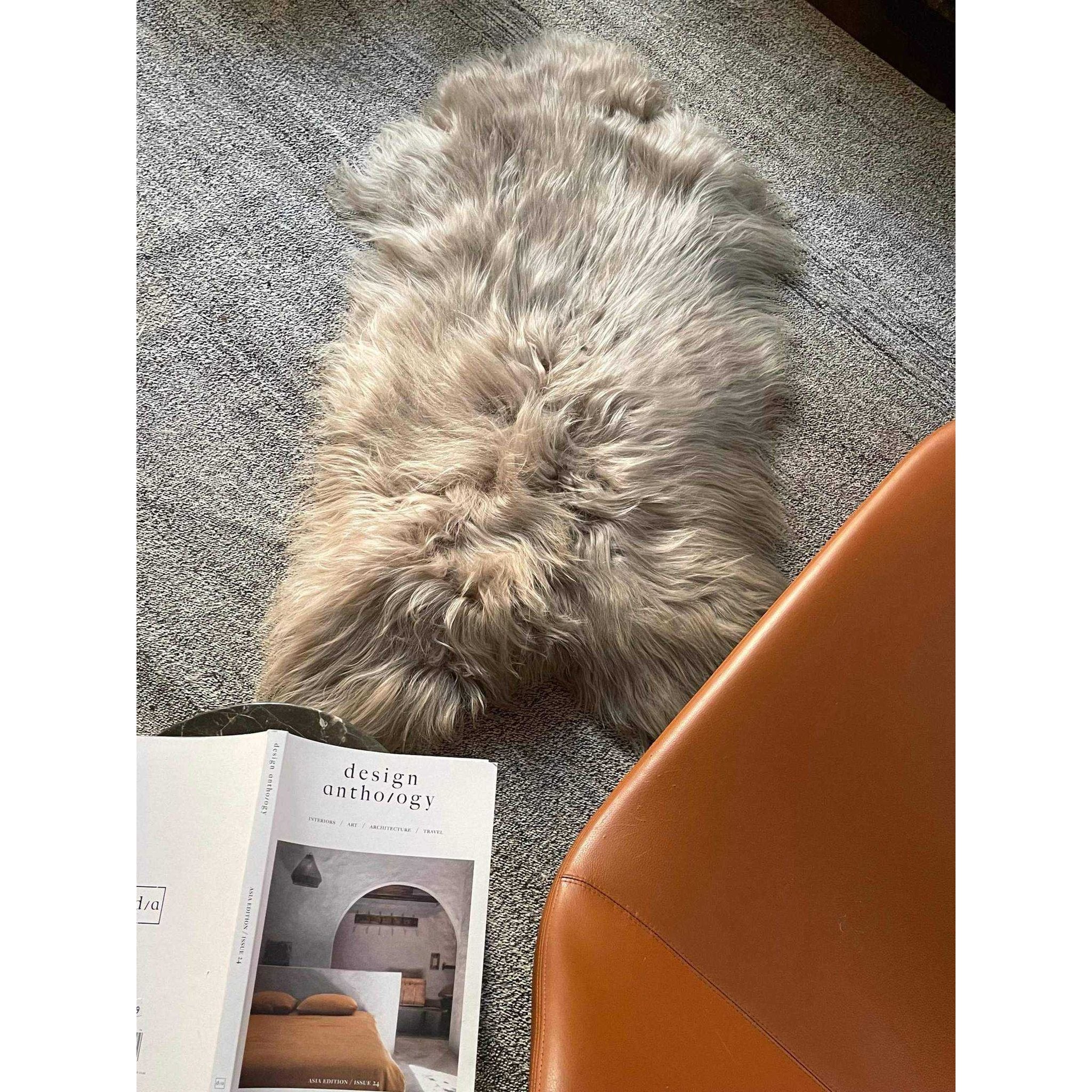 Nude Icelandic Sheepskin Throw Rug
