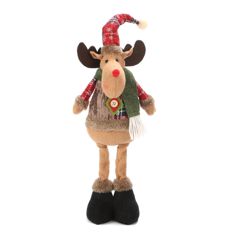Christmas Santa Snowman Reindeer Plush Dolls