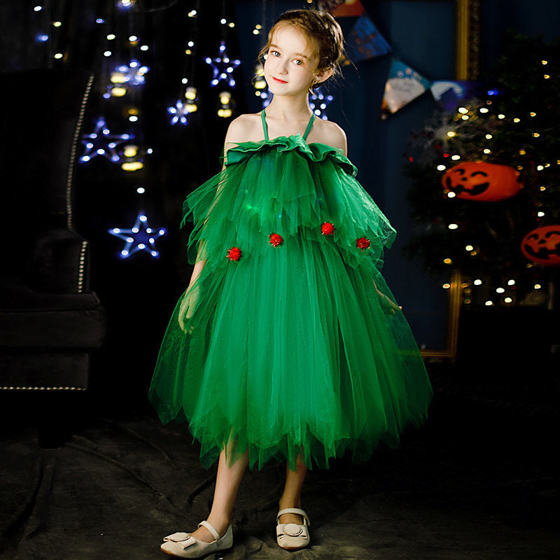 Christmas Elf Costume For Kids, Green, Family Matching