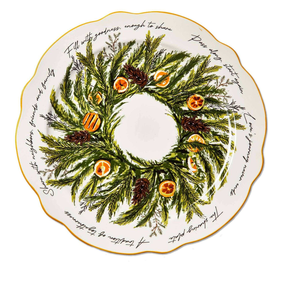 Citrus Grove Giving Plate