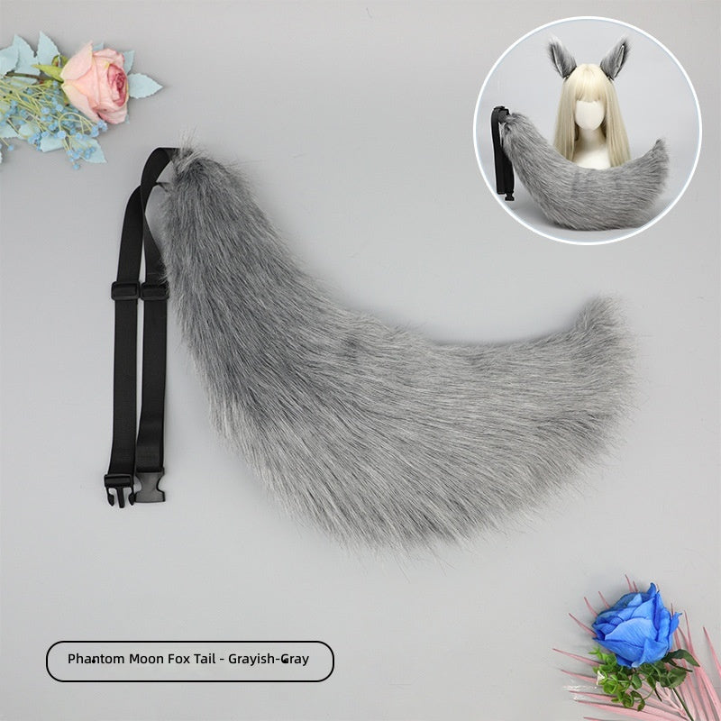 Halloween Cosplay Large Handmade Furry Wolf Tail