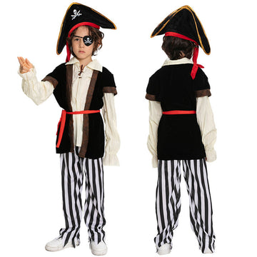 Halloween Pirate Costume For Kids Girls Boys