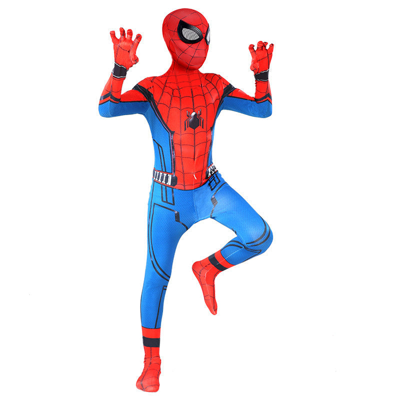 Black Red Spider Costume For Kids Halloween Cosplay