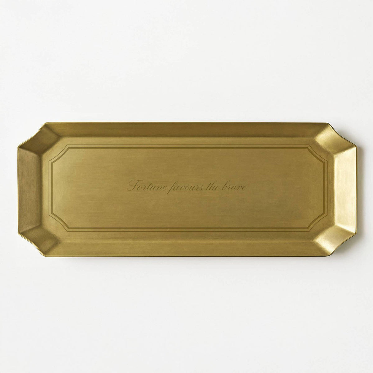 Brass Tray - Fortune Favours the Brave