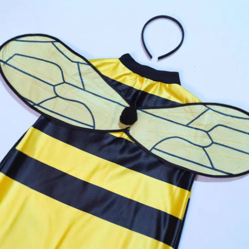 Adult & Kids Bee Insect Costume For Halloween Cosplay