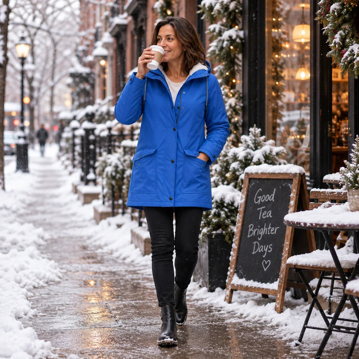 Windora – Fleece-Lined Hooded Winter Jacket